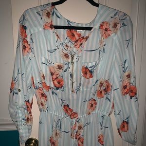 Short floral dress. Worn once